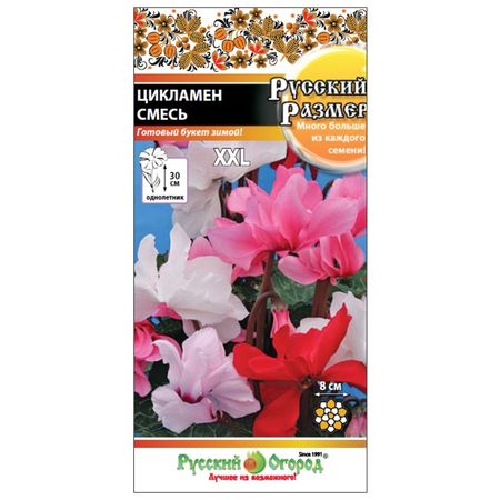 семена Цикламен Русский размер смесь F1 5шт семена русский огород рудбекия мармелад волосистая смесь 0 2 г