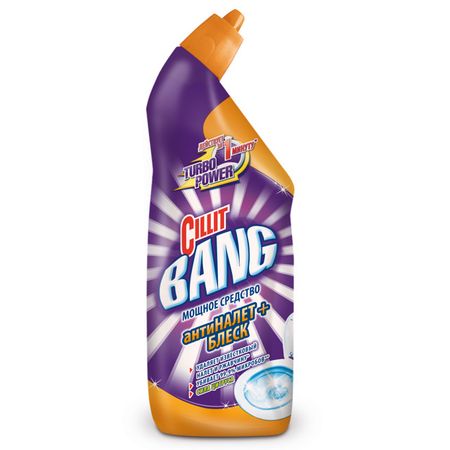 средство для туалета CILLIT Антиналет+Блеск Сила цитруса жидкость 750мл ополаскиватель для пмм finish блеск и защита 750мл