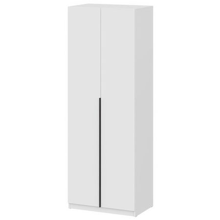 шкаф Линк 2-х дверный 800х500х2200мм белый ЛДСП