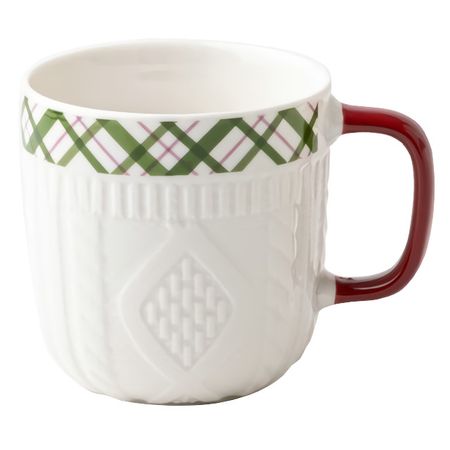 кружка TODELIA Зимняя красная ручка, зеленые полосы 340мл костяной фарфор hongdian n8 перьевая ручка красная акриловая ef f m