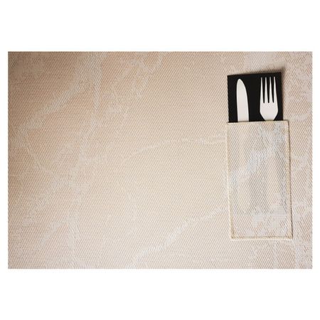 cалфетка сервировочная с карманом 30х45см бежевая, арт.FH92020-1 салфетка сервировочная 30х45см серо красная арт pl09
