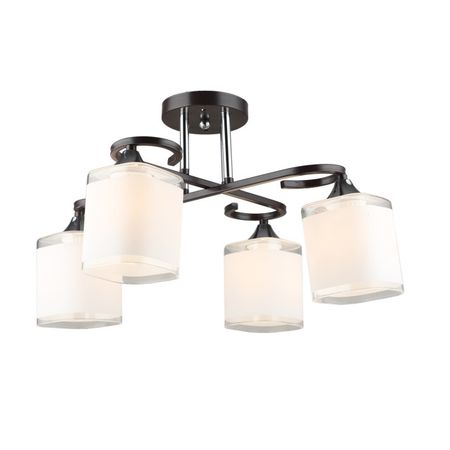 люстра потолочная БАЛТИЙСКИЙ СТИЛЬ Ардо Е27 4х60Вт металл стекло