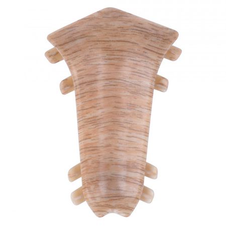 угол внутренний для плинтуса ИДЕАЛ Классик 55 Дуб рустик  ПВХ