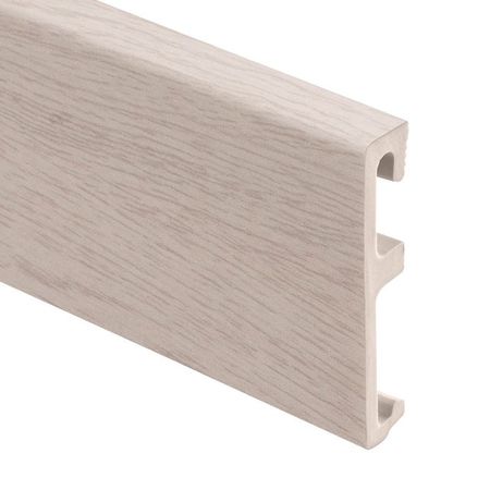 плинтус SALAG Alpha Victory 2400x80 ударопрочный ПВХ микроскоп 64x 2400x для