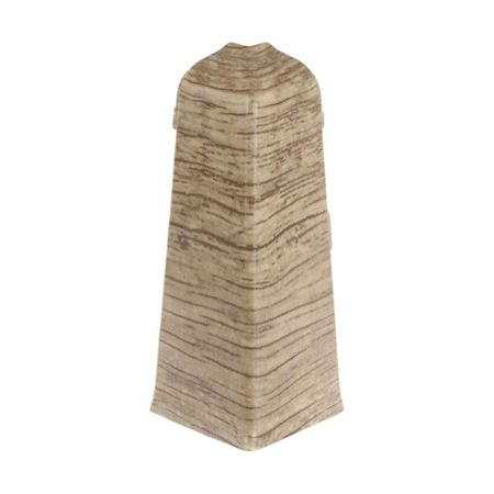 угол наружный для плинтуса ПВХ SALAG Lima 72мм Вестхилл 1шт.