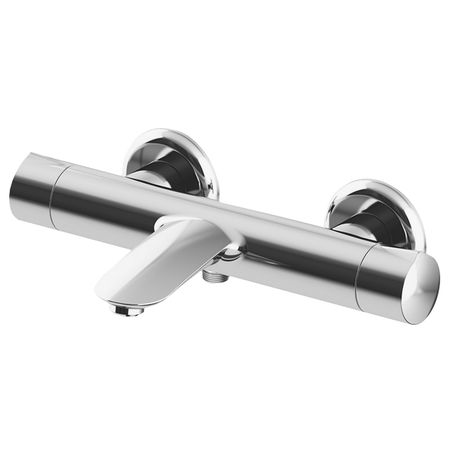 смеситель-термостат для ванны AM.PM Like короткий излив хром bingoelec умный термостат tuya