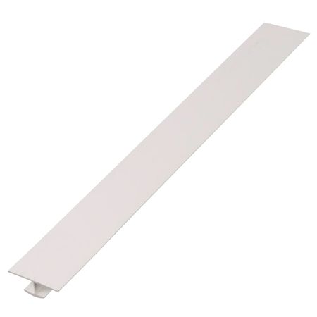 профиль ПВХ H-образный белый 25x10х6х1000мм крючок s образный 10мм 1шт