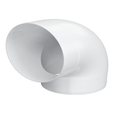 колено ЭРА D125мм 90г пластик белый колено awenta d125мм пласт белый