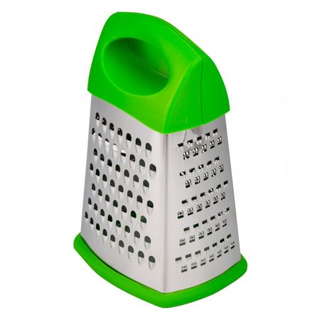 терка ATTRIBUTE Viva Maxi 4-х гранная универсальная без поддона нерж.сталь, пластик терка mallony nimbus 24см плоская без поддона нерж