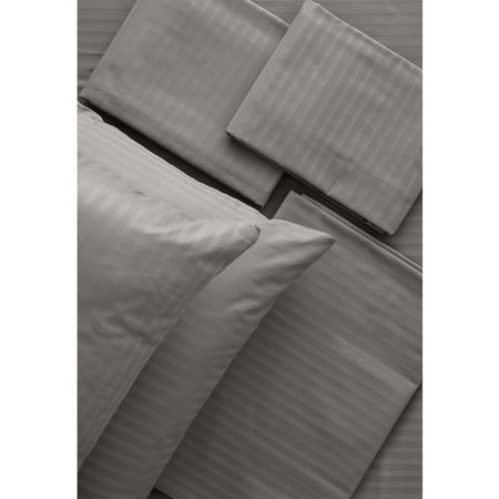 простыня VEROSSA Страйп/Stripe 180х215см сатин-страйп серая, арт.735956 простыня picassa 180х215см сатин зеленая арт сат180 зел