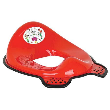 накладка на унитаз PRIMA NOVA 30х20х15см красный ABS пластик полка для душевой стойки prima nova пластик прозрачная