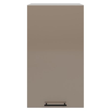 шкаф навесной Мокко глянец 720х400х312мм 1 дверь МДФ/ЛДСП