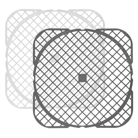 решетка для раковины ПОЛИМЕРБЫТ 32х32см круглая/прямоугольная в ассортименте