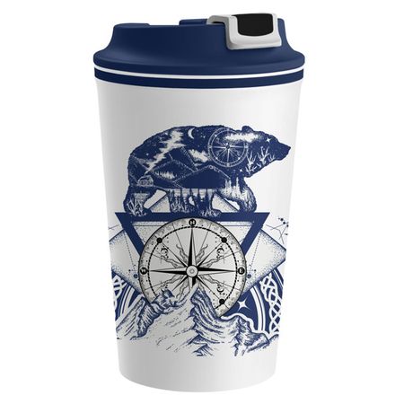 термостакан PHIBO Карта 350мл с клапаном пластик ugreen smarttrack security карта