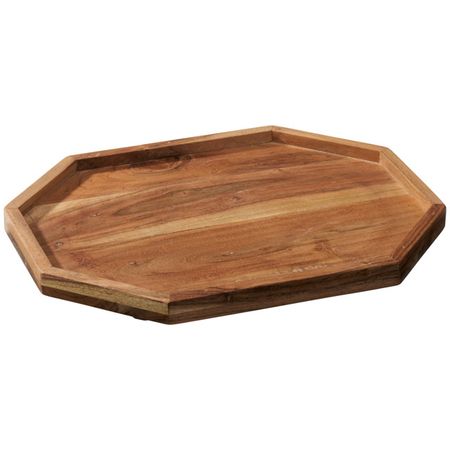 поднос KOOPMAN 32,5х25х2см фигурный дерево манго