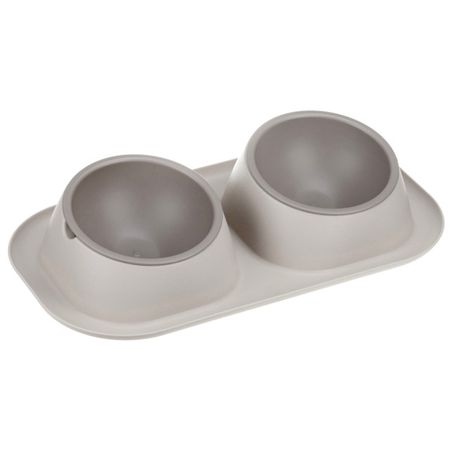 миска для животных IDEA Твикс Мини двойная 200мл капучино мини плюшевых животных 20 шт