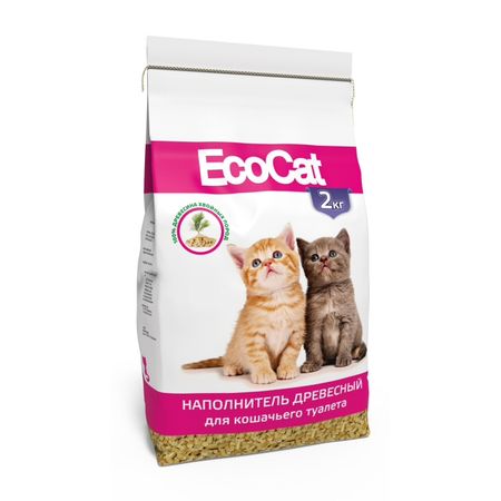 наполнитель ECOCAT древесный 2кг