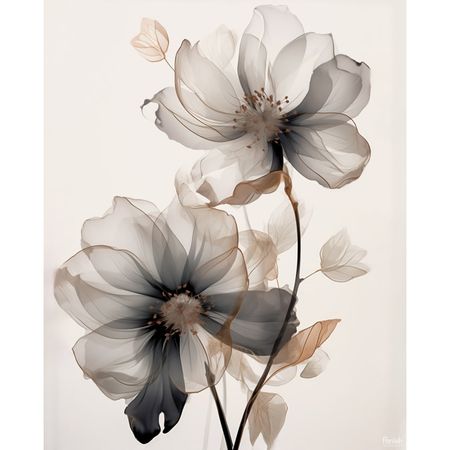 картина на холсте Нежная композиция 3 400х500мм тибетский буддийский плакат на холсте