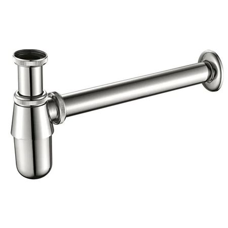 сифон для раковины LEDEME 32мм хром ручка кнопка 32мм cлоновая кость золото винтаж wpo 707 032 00v5