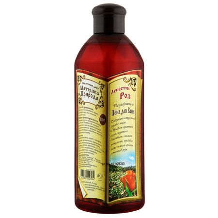 пена для ванн МАТУШКА ПРИРОДА Лепестки роз 1л искусственные лепестки роз summertree 100 шт