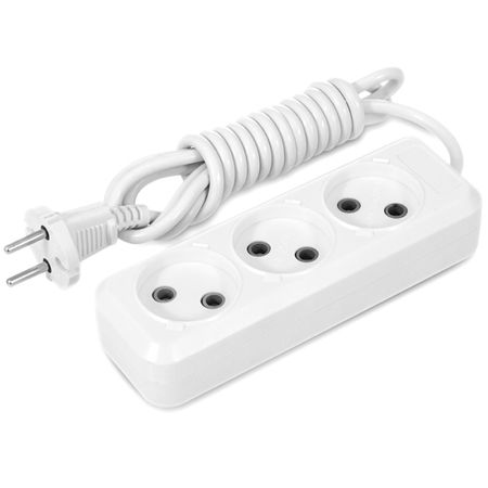 удлинитель РЕАЛЬНАЯ ЭЛЕКТРИКА Реальная электрика 1,5м 3-местный IP44 6А б/з 3R-1,5 белый удлинитель реальная электрика 20м 3 гнезда уличный с з пвс 16а ip44 3х1 5кв мм