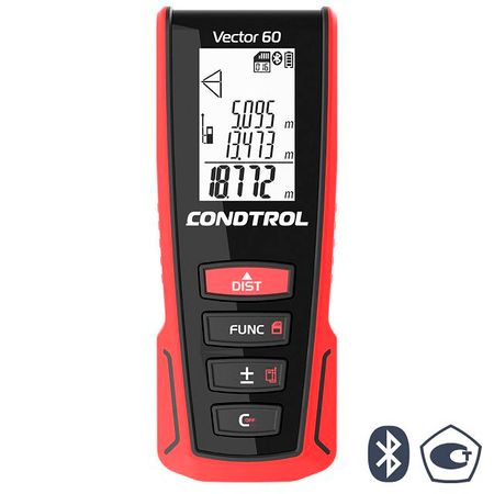 дальномер лазерный CONDTROL Vector 60м из 5 магнитных пузырьковых уровней nvzhangchen зелёного а