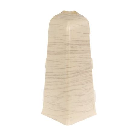 угол наружный для плинтуса ПВХ SALAG Lima 72мм Дуб уникальный 1шт.