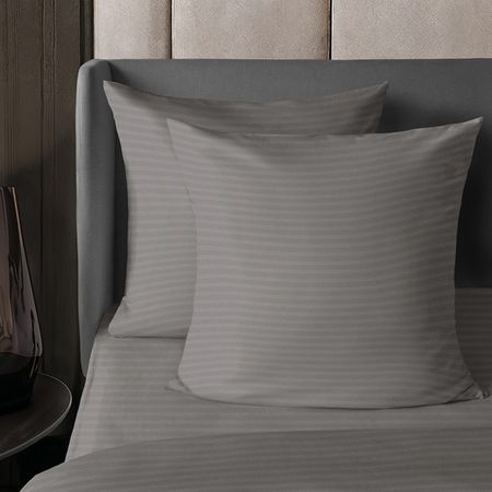 комплект наволочек VEROSSA Страйп/Stripe 70х70см 2шт сатин-страйп серый, арт.735945 пододеяльник cottonika 145х215см сатин страйп серый арт пд1 5стр сер