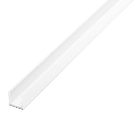 профиль алюминиевый П-образный белый 10х10х10х1,2х2000мм крючок s образный 10мм 1шт