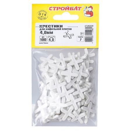 крестик для кафельной плитки 4,0мм 100шт крестик для кафельной плитки decor 2мм зеленый 100шт