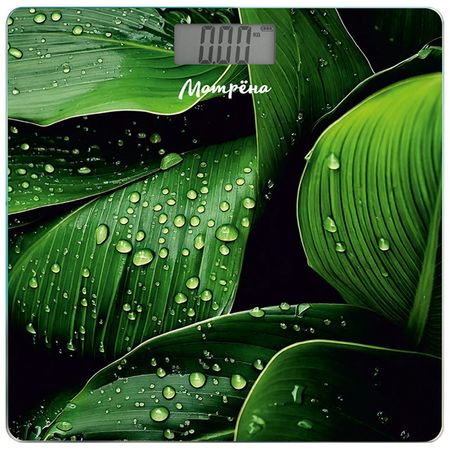 весы напольные МАТРЕНА MA-032A стекло до 150кг зеленый шар maxijoy белая листва 80мм стекло зеленый