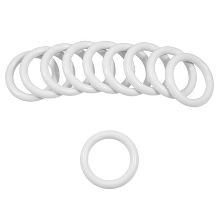 кольцо D28 белое 10шт, арт.28.22.1304 кольцо d20 стандартное ост бронза с крючком уп 10шт арт 22 22 0770