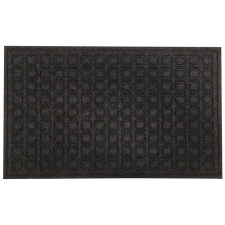 коврик JOY HOME Плитка 45х76см полиэстер, резина, серый