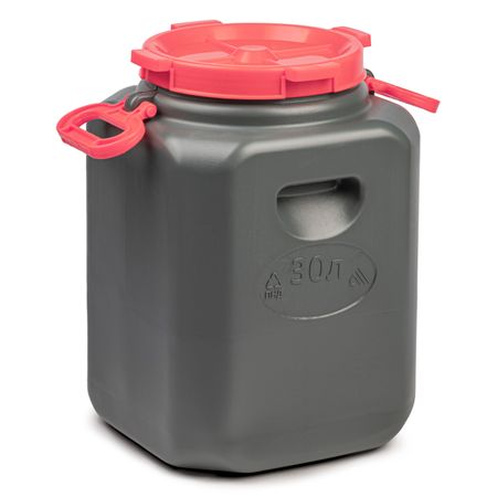 канистра-бочка Эконом 30л горловина 215мм с навесными ручками