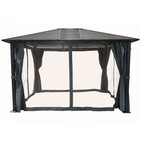 шатер с боковыми полотнами и антимоскитной сеткой 3х3,6х2,6м серый, коричневый абстрактная картина wuuart холст коричневый серый