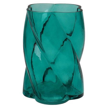 ваза ВЕЩИЦЫ 19см стекло бирюзовый