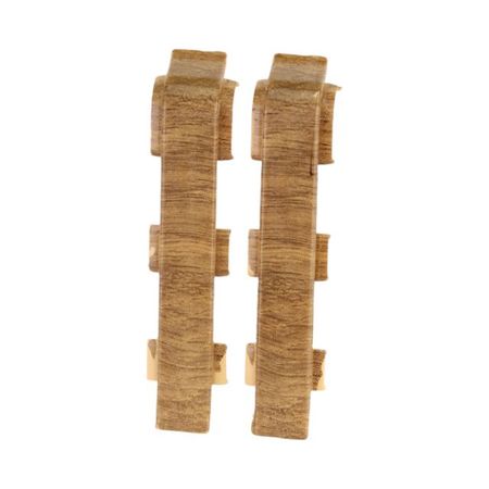 соединитель для плинтуса ПВХ SALAG Lima 72мм Карло 2шт. соединитель для плинтуса пвх salag lima 72мм белый 2шт