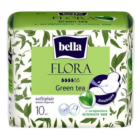прокладки BELLA Panty Flora Green tea 10шт