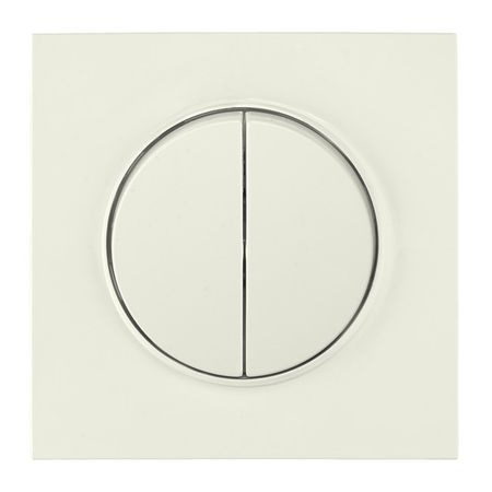 выключатель 2-клавишный BYLECTRICA Прованс квадрат белый выключатель 1 клавишный bylectrica прованс тумблерный квадрат белый