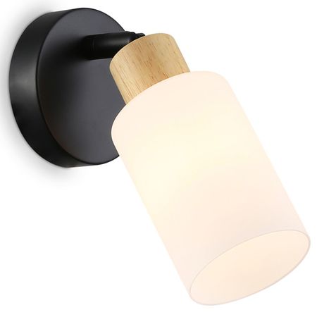 спот AMBRELLA LIGHT Традиционный 1х60Вт E14 металл дерево черный бра mw light ариадна 1х60вт e14 металл бронза