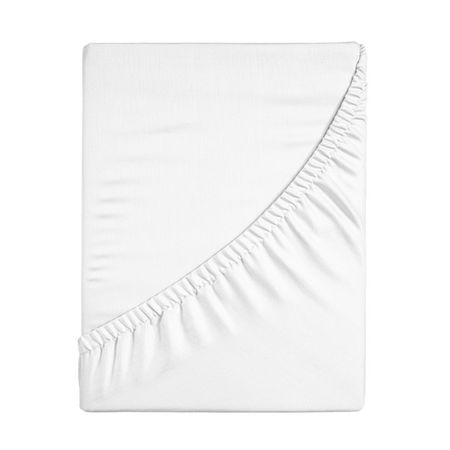 простыня на резинке TODELIA 160х200х25см перкаль белая, арт.МДпр160200  10090 хлопковая простыня dreamreal 100 160 200