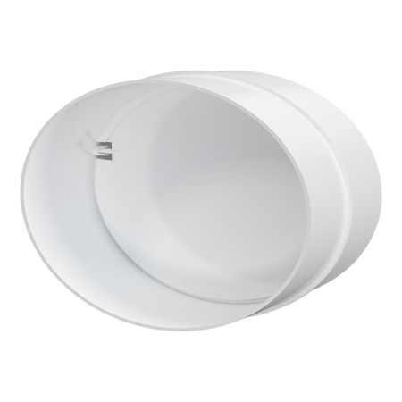 соединитель с клапаном ЭРА D125мм пласт белый колено awenta d125мм пласт белый