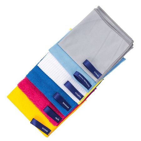 набор салфеток ATTRIBUTE Multi Surface 6шт 30х30см микрофибра