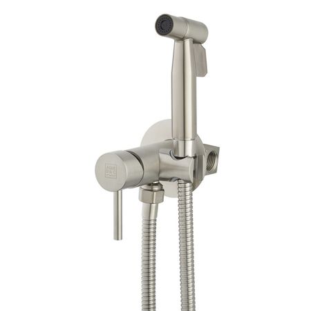 смеситель с гиг. душем AQUEDUC нержавейка сатин картридж для смесителя aqueduc 35мм