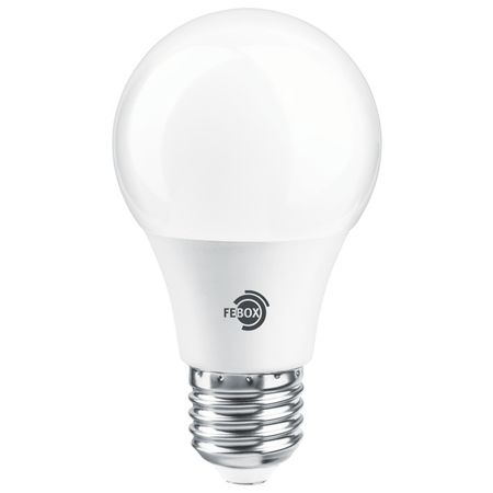 лампа светодиодная FEBOX 10Вт Е27 2700К 750Лм 220В груша светодиодный чип cob 3вт 5вт 7вт 9вт 10вт 20вт 30вт 50вт 220в