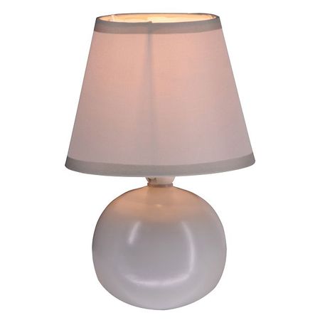 лампа настольная UNIEL Декор Е14 40Вт керамика серый лампа настольная эра e27 40вт белая