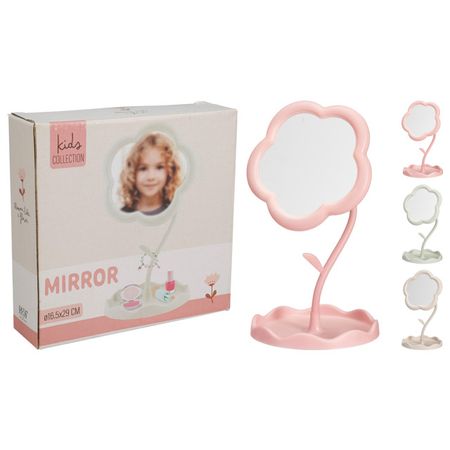 зеркало настольное 16,5х29см пластик одностороннее диспенсер для полотенец lime настенный v сложение 12 5х29 5х29см белый пластик