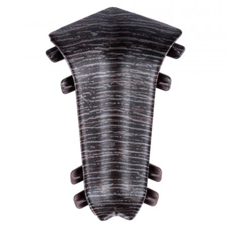 угол внутренний для плинтуса ИДЕАЛ Классик 55 Венге темный ПВХ угол внутренний 25х16мм венге 4шт