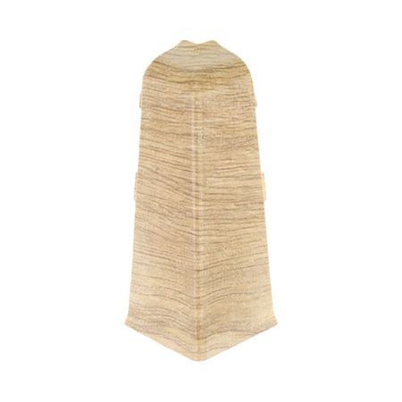 угол наружный для плинтуса ПВХ SALAG Lima 72мм Дуб Макиато 1шт.