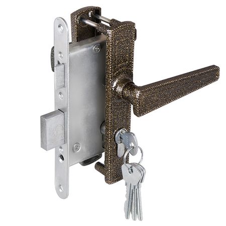 ручка дверная с замком ЗЕНИТ ЗВ4-3.01 55мм цилиндровый бронза комплекты поршневых колец и прокладок цилиндра мотоцикла для suzuki an400 skywave burgman 400 1992 2006 отверстия std 75 100